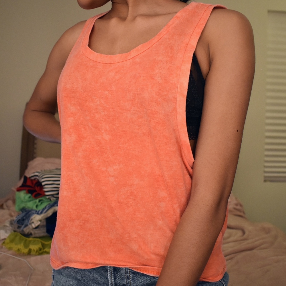 Acid Wash Muscle Tee